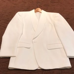 White Tuxedo Jacket